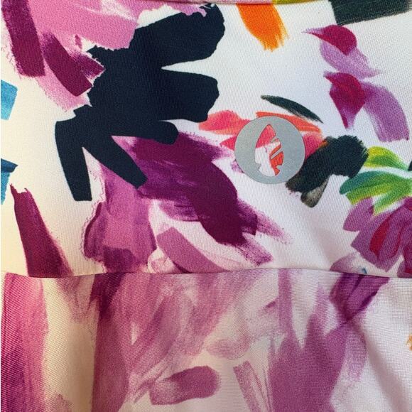 Dona Jo Athletic Skort w Floral Print and Ruffles for Golf, Netball size XL/3 - Picture 5 of 11